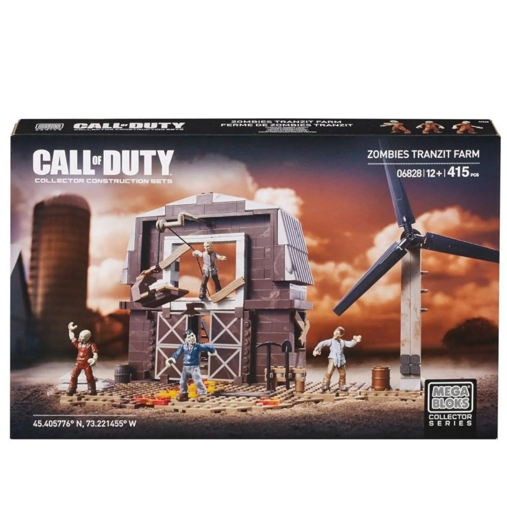 New - Mega Bloks Call of Duty Zombies Tranzit Farm Set